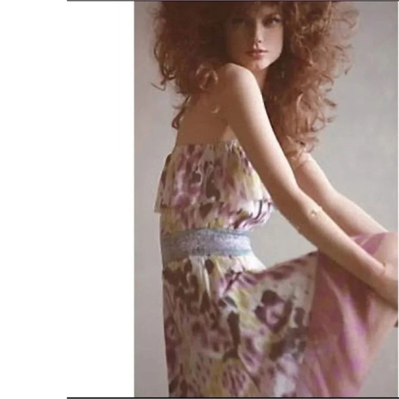 Anthropologie Lilka High-Low Hemline Strapless Tulle Dress - Picture 13 of 13